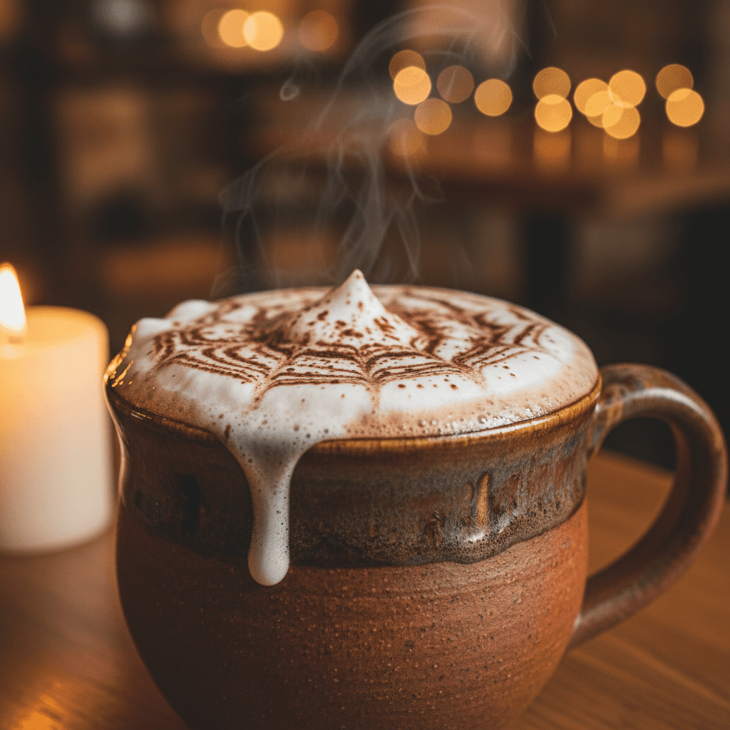 Hausgemachte heiße Schokolade