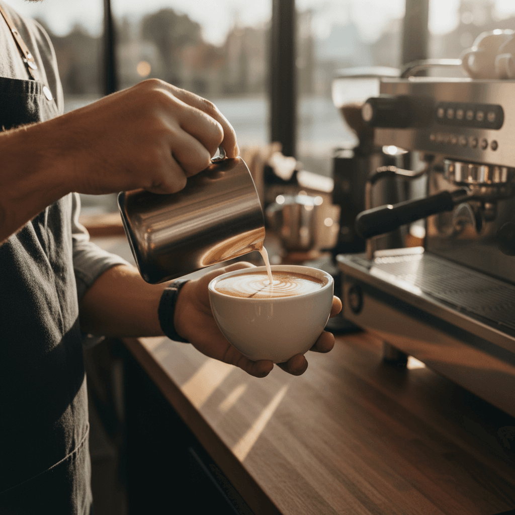 Kapuziner Espresso mit Milch