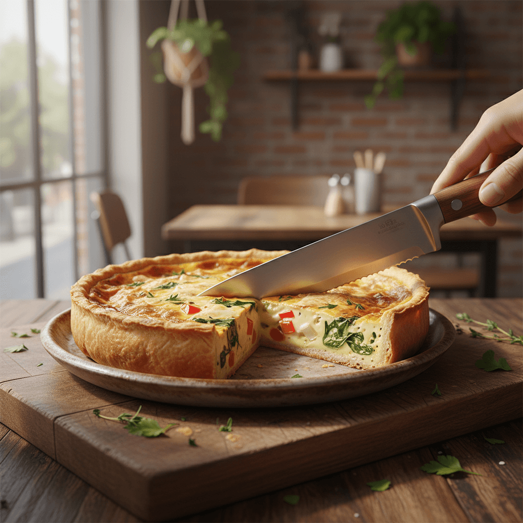 Spinatstrudel mit Käse und Gemüse