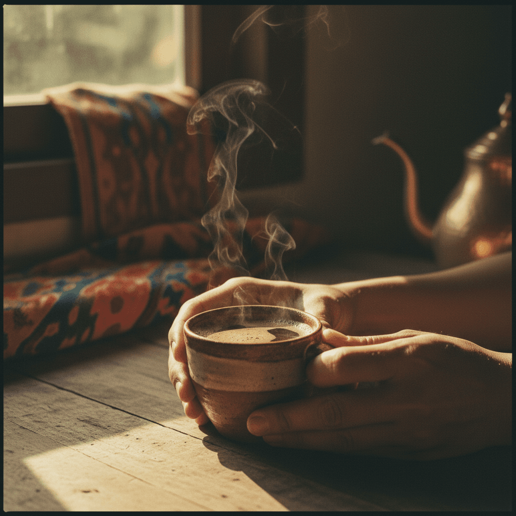 Kaffee mit Rum und Schlag