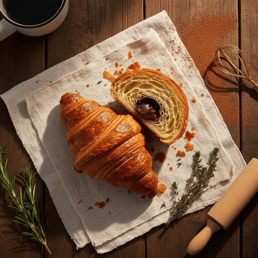 Topfenstrudel mit Quark und Rosinen